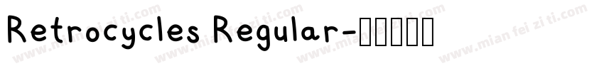 Retrocycles Regular字体转换